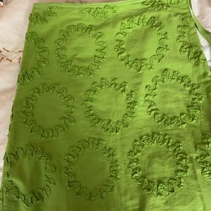 Max studio special edition A-line skirt green sz S
